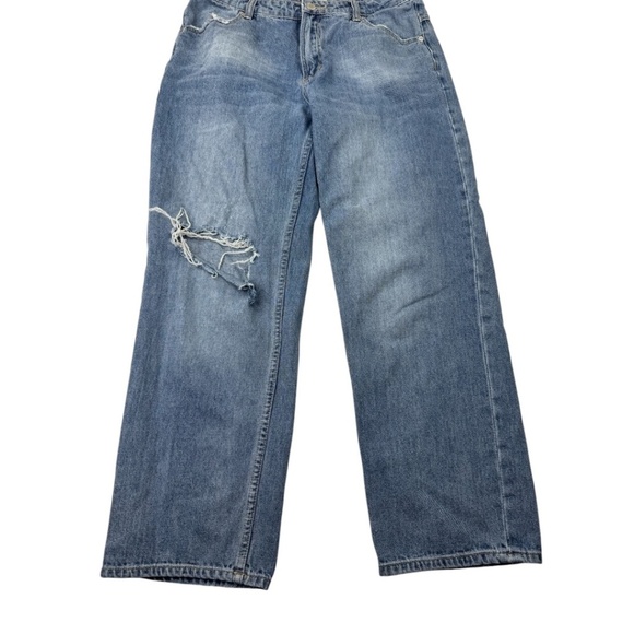 Rollas Classic Loose Fit Ripped Boyfriend Jeans - Picture 7 of 13